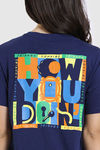 Zivame Friends Knit Cotton Loungewear Set - Medieval Blue — thumbnail 8